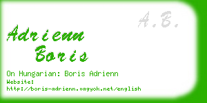 adrienn boris business card